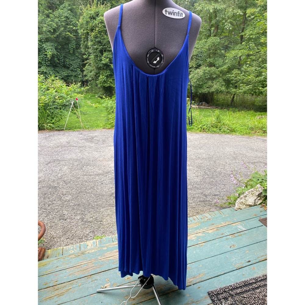 Nicole Miller Blue Maxi Dress